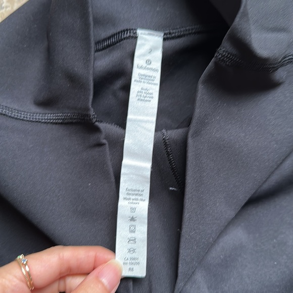 Lululemon wunder under 23 crop and align bra black / camo - Picture 7 of 8